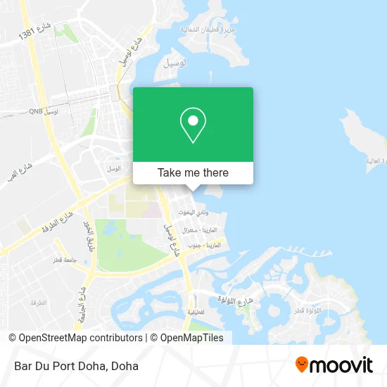 Bar Du Port Doha map