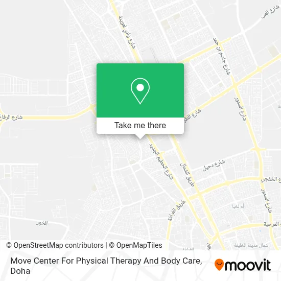 Move Center For Physical Therapy And Body Care map