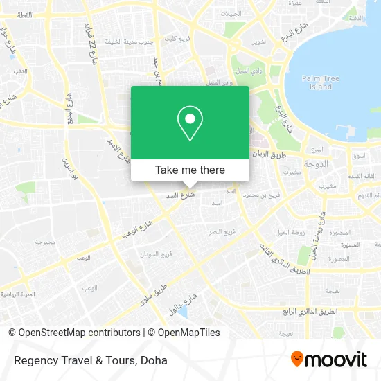 Regency Travel & Tours map
