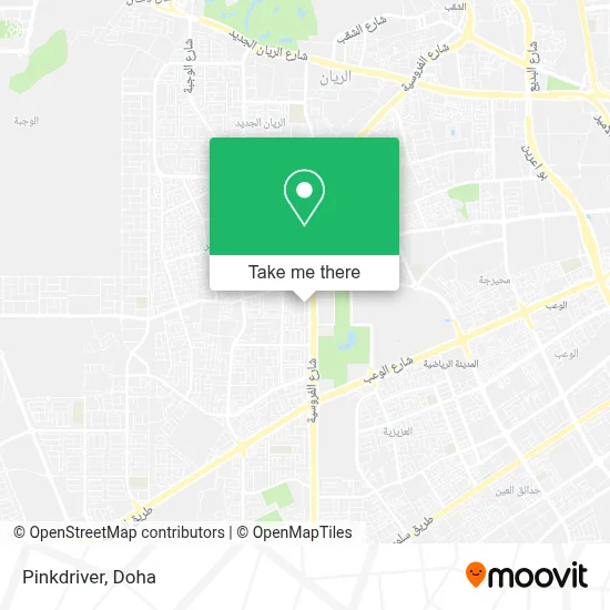 Pinkdriver map