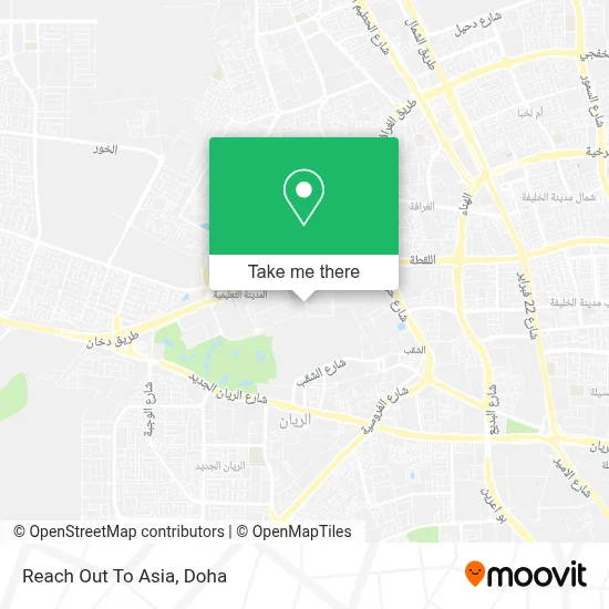 Reach Out To Asia map