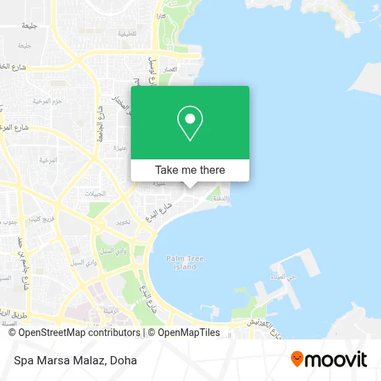 Spa Marsa Malaz map