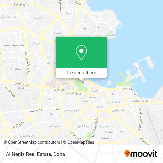 Al Nerjis Real Estate map