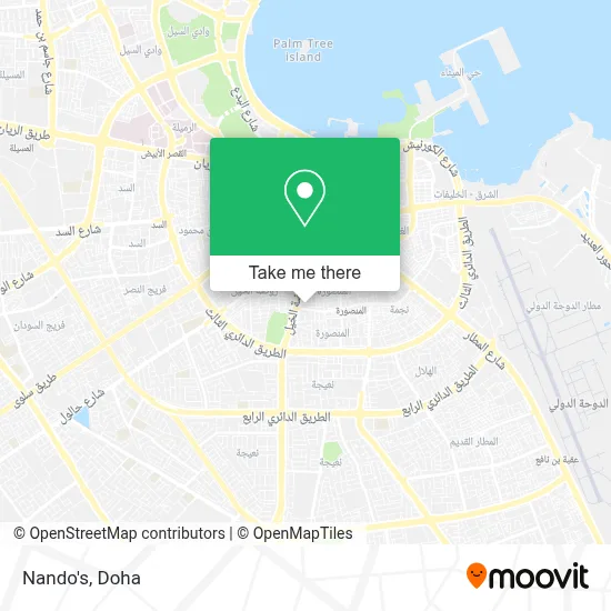 Nando's map