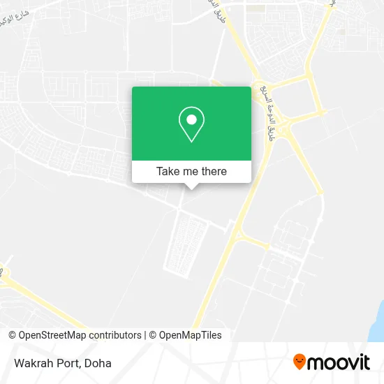 Wakrah Port map