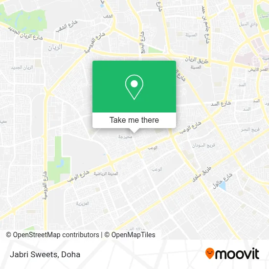 Jabri Sweets map