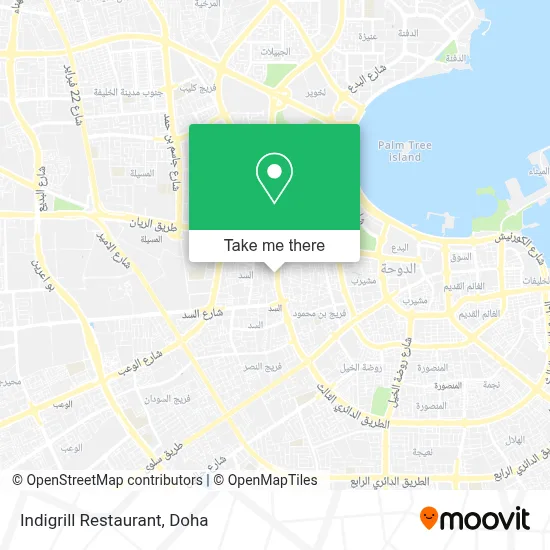 Indigrill Restaurant map