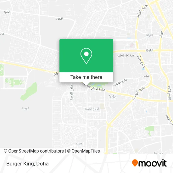 Burger King map