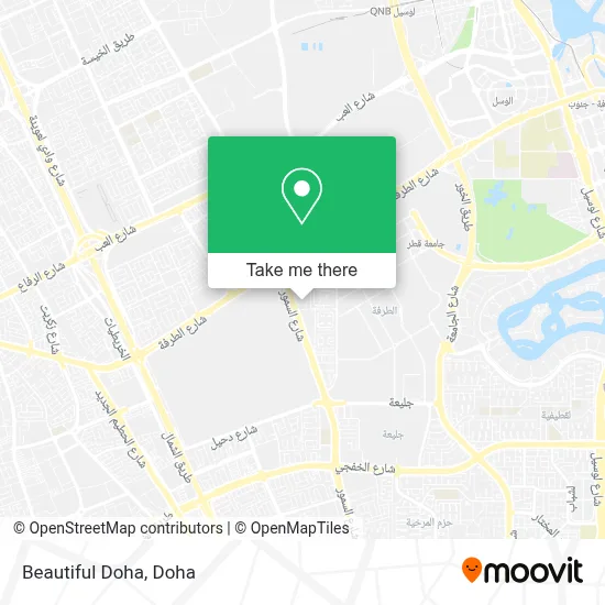 Beautiful Doha map