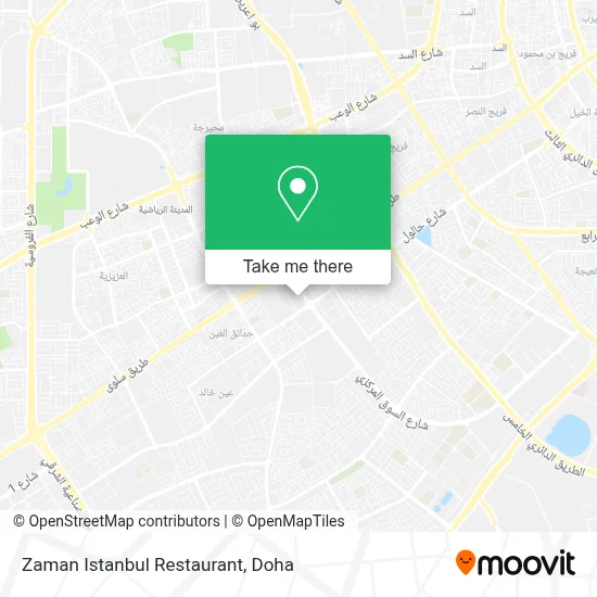 Zaman Istanbul Restaurant map