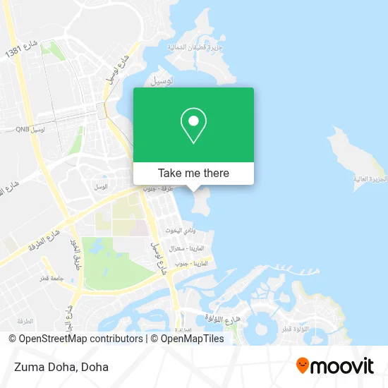 Zuma Doha map