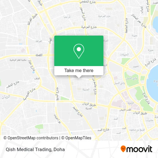 Qish Medical Trading map