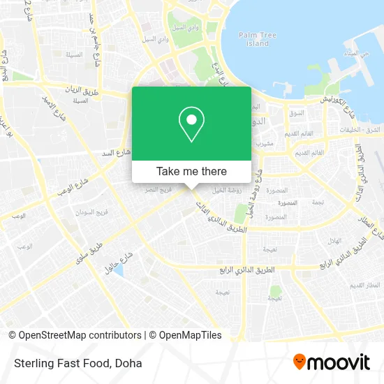 Sterling Fast Food map