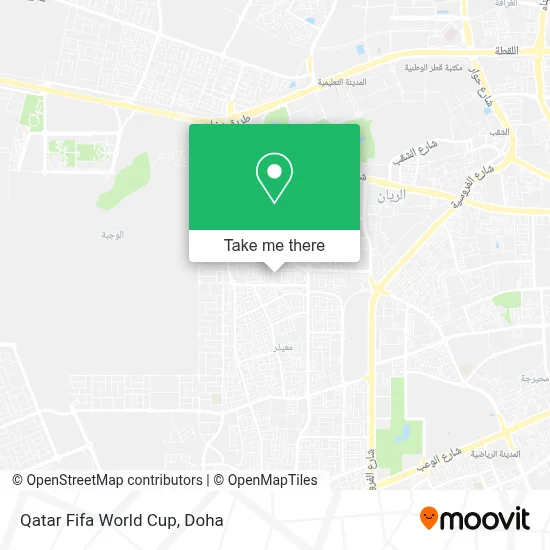 Qatar Fifa World Cup map