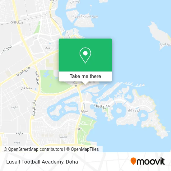 Lusail Football Academy map
