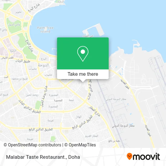 Malabar Taste Restaurant. map