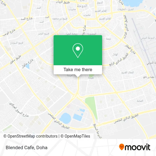 Blended Cafe map