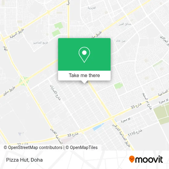 Pizza Hut map