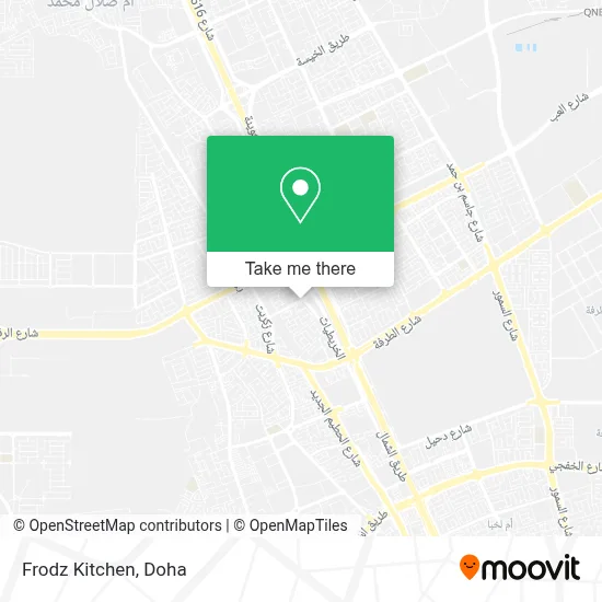 Frodz Kitchen map