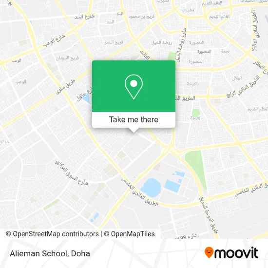 Alieman School map