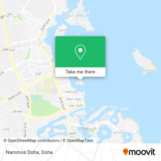 Nammos Doha map