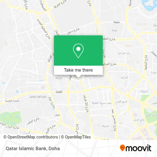 Qatar Islamic Bank map