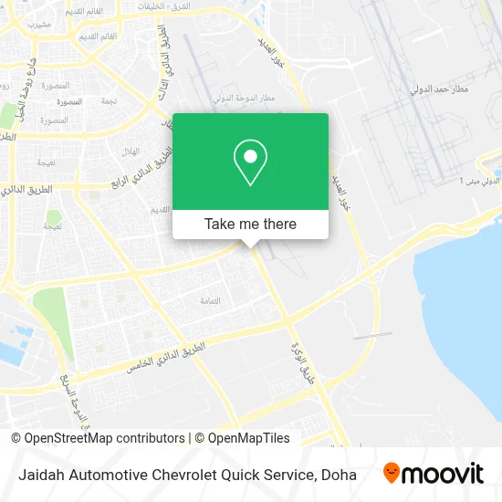 Jaidah Automotive Chevrolet Quick Service map