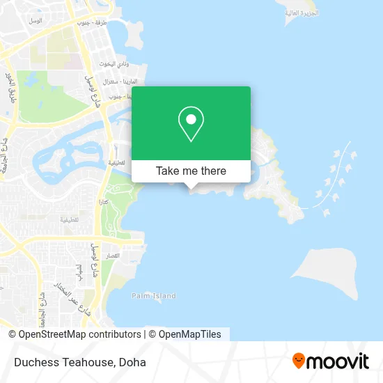 Duchess Teahouse map