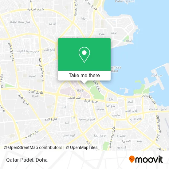 Qatar Padel map