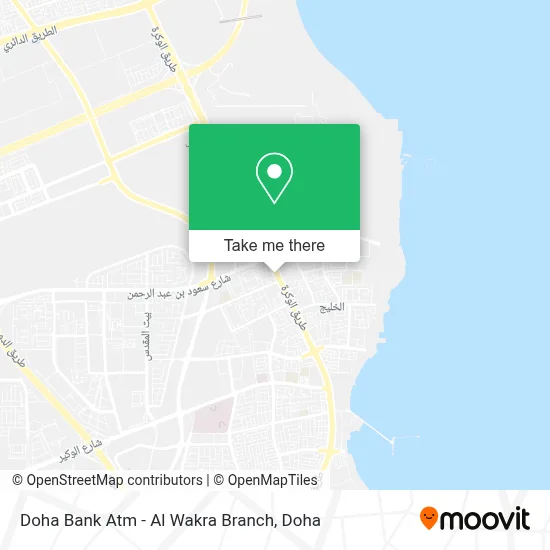 Doha Bank Atm - Al Wakra Branch map