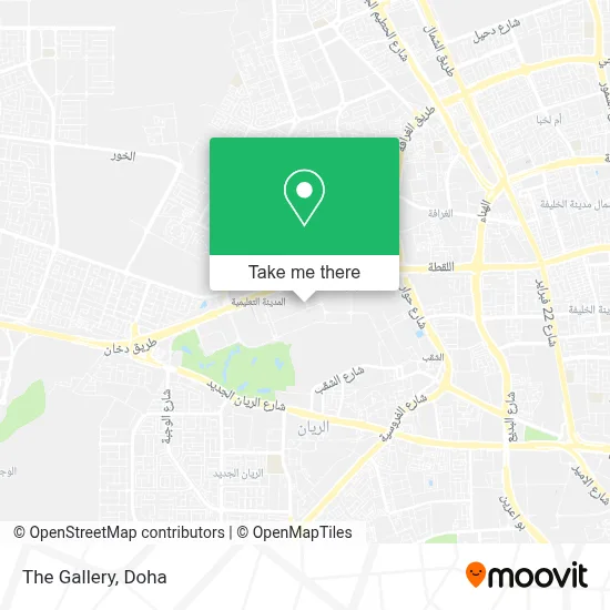The Gallery map