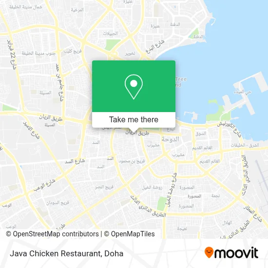 Java Chicken Restaurant map