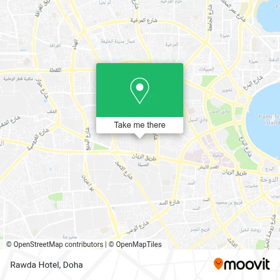 Rawda Hotel map
