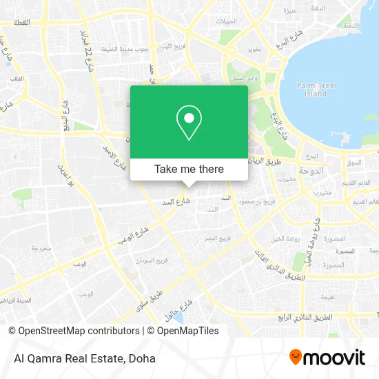 Al Qamra Real Estate map