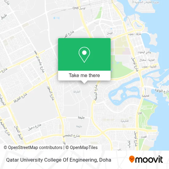 Qatar University College Of Engineering map