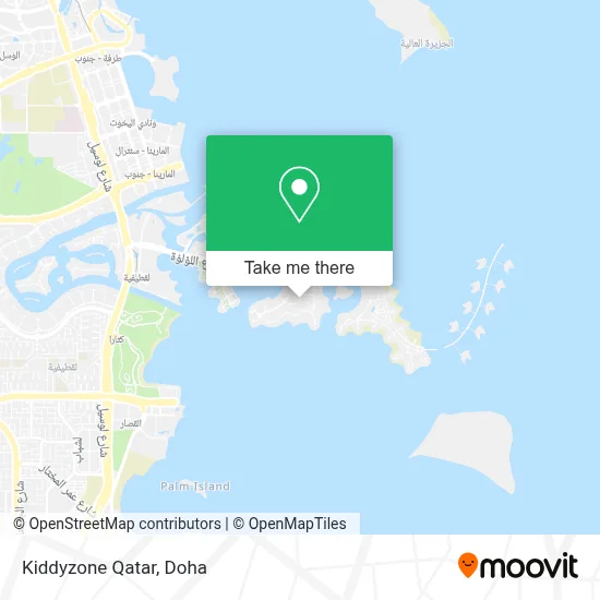 Kiddyzone Qatar map