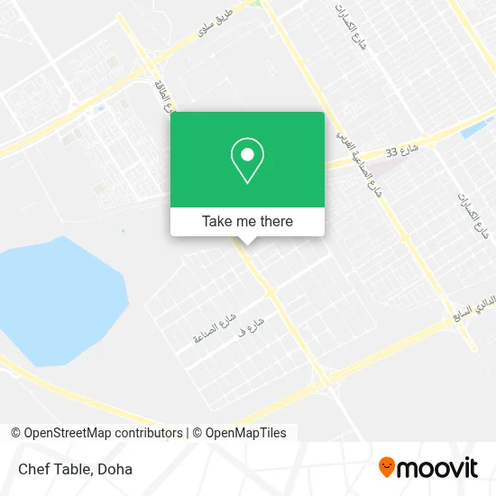 Chef Table map