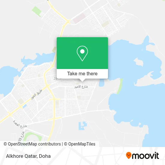 Alkhore Qatar map