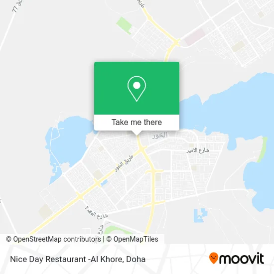 Nice Day Restaurant -Al Khore map