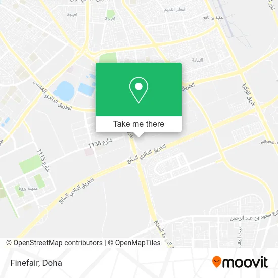 Finefair map