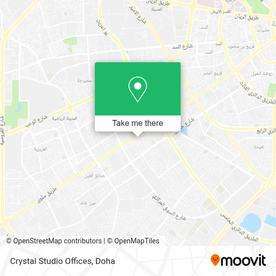 Crystal Studio Offices map