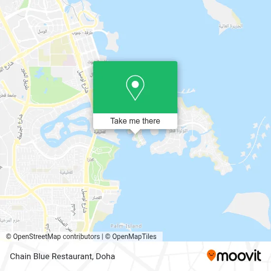Chain Blue Restaurant map
