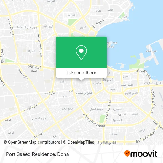 Port Saeed Residence map