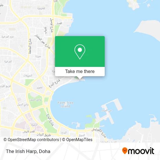 The Irish Harp map