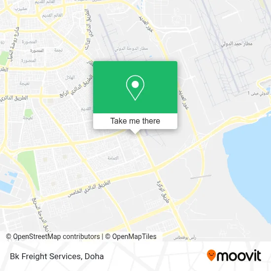 Bk Freight Services map