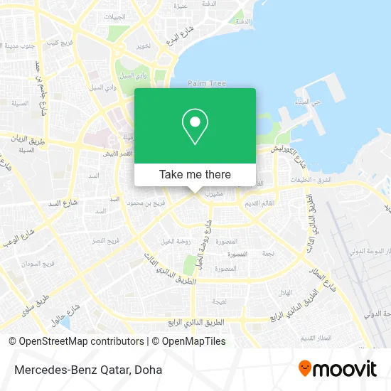 Mercedes-Benz Qatar map