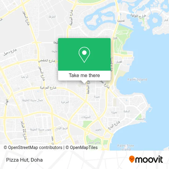 Pizza Hut map