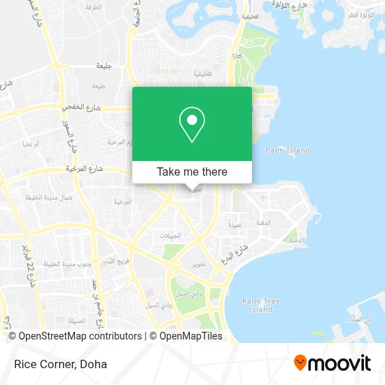 Rice Corner map