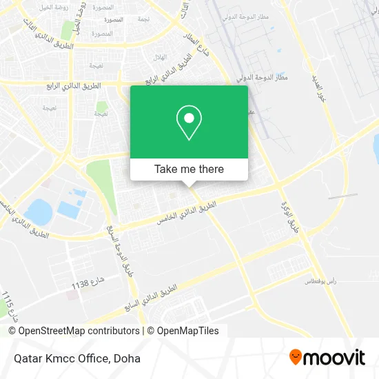 Qatar Kmcc Office map