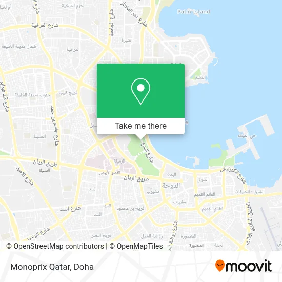Monoprix Qatar map